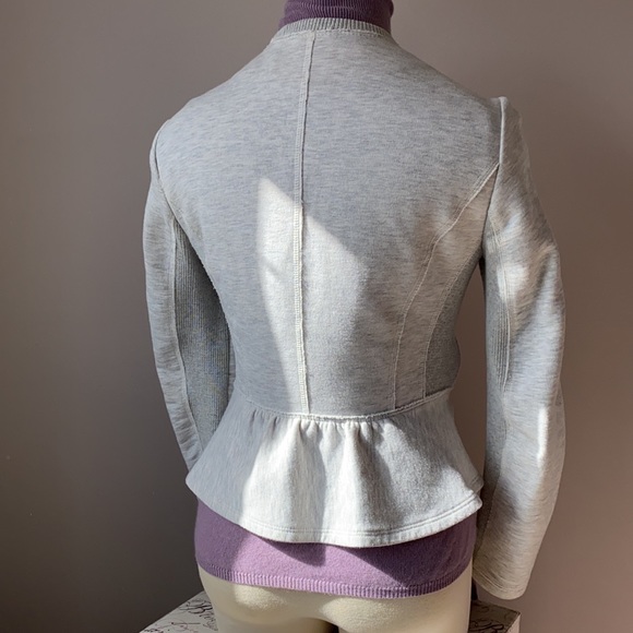 Zara trafaluc peplum zip sweater size small - Picture 5 of 10